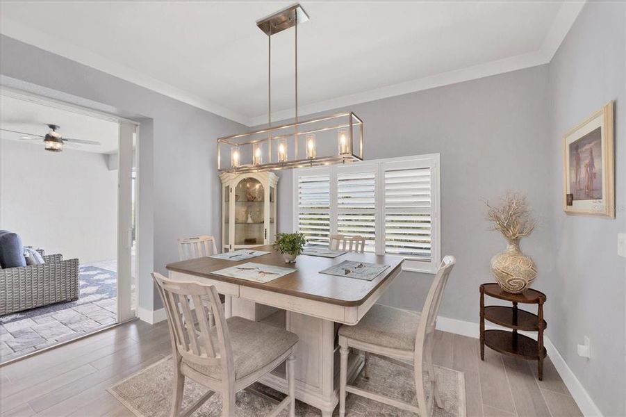 Furnished interior view inside a new home in , Placida (Image 38).