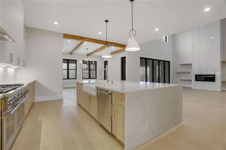 Furnished interior view inside a new home in , Milton (Image 35).