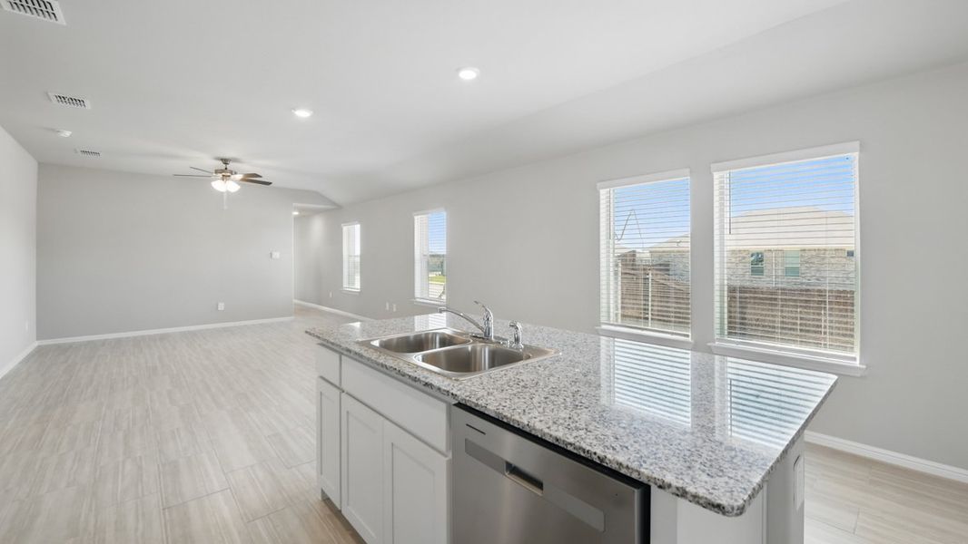 Furnished interior view inside a new home in Springhill South, Boyd (Image 8).