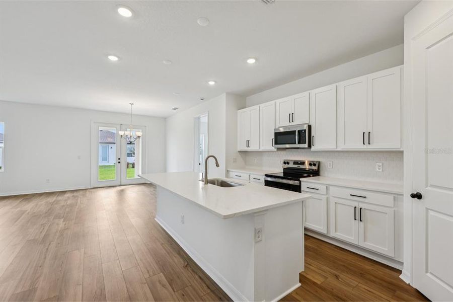 Furnished interior view inside a new home in Sunbrooke, St. Cloud (Image 9).