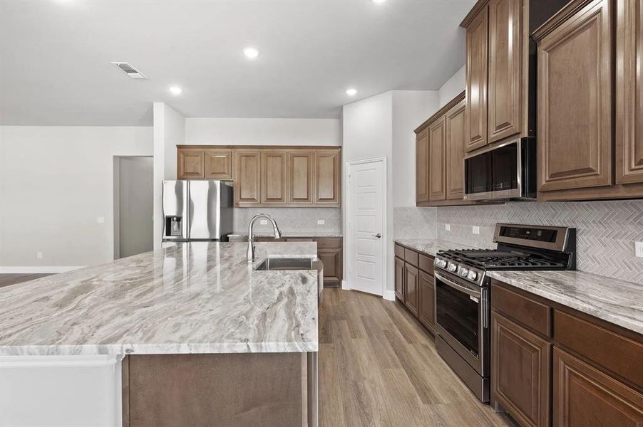 Furnished interior view inside a new home in Estates At Baker Park, Sherman (Image 10).