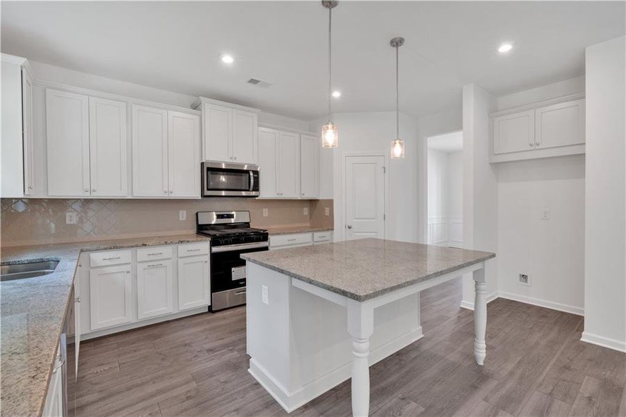 Furnished interior view inside a new home in The Overlook at Factory Shoals, Mableton (Image 8).