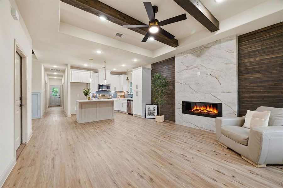 Furnished interior view inside a new home in , Granbury (Image 13).