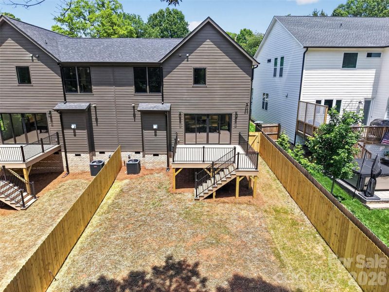 Exterior details and patio area of a home in , Charlotte (Image 4). Exterior details and patio area of a home in , Charlotte (Image 4).