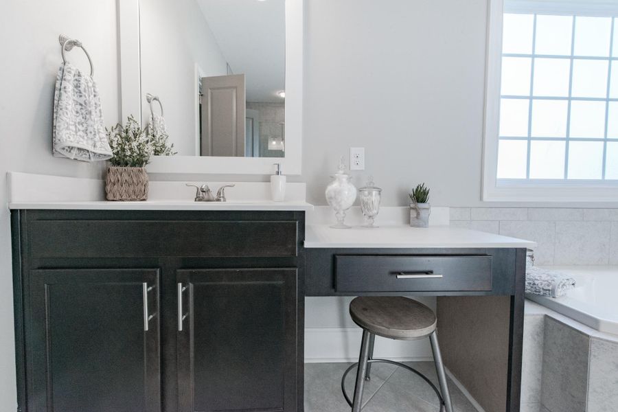 Representative furnished interior of a home built from the Helmsley by Bill Clark Homes in The Sanctuary at Sunset Beach, Sunset Beach (Image 46). Representative furnished interior of a home built from the Helmsley by Bill Clark Homes in The Sanctuary at Sunset Beach, Sunset Beach (Image 46).