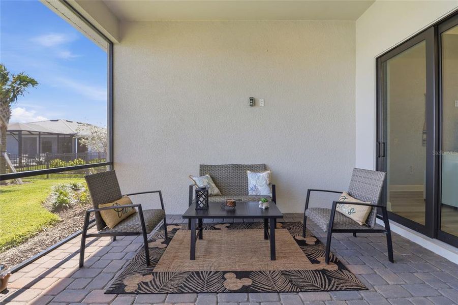 Exterior details and patio area of a home in , Lakewood Ranch (Image 4). Exterior details and patio area of a home in , Lakewood Ranch (Image 4).