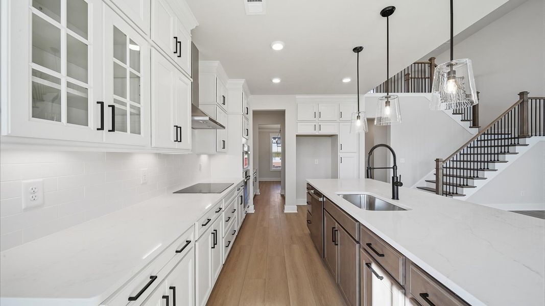 Furnished interior view inside a new home in Kayfield at Midway, Anderson (Image 11).