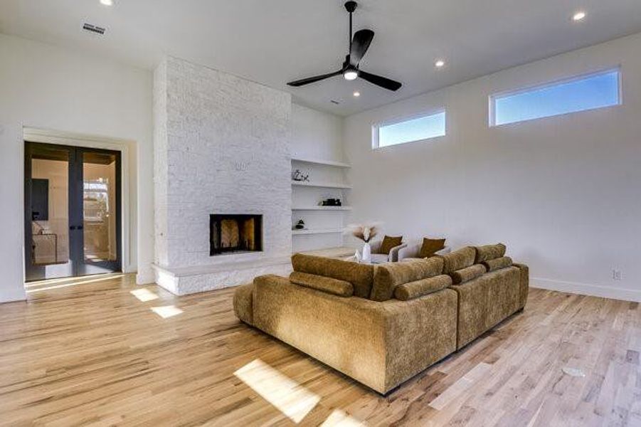 Furnished interior view inside a new home in , Midlothian (Image 12). Furnished interior view inside a new home in , Midlothian (Image 12).