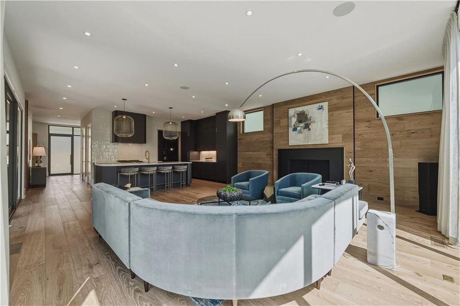 Furnished interior view inside a new home in , Atlanta (Image 47).