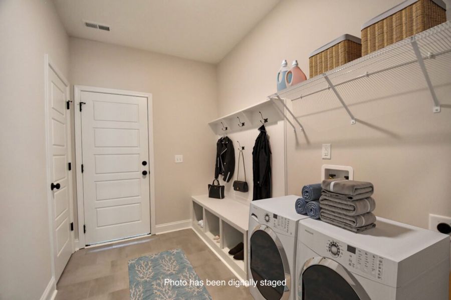 Furnished interior in a model home at Brierwood in Shallotte (Image 23).