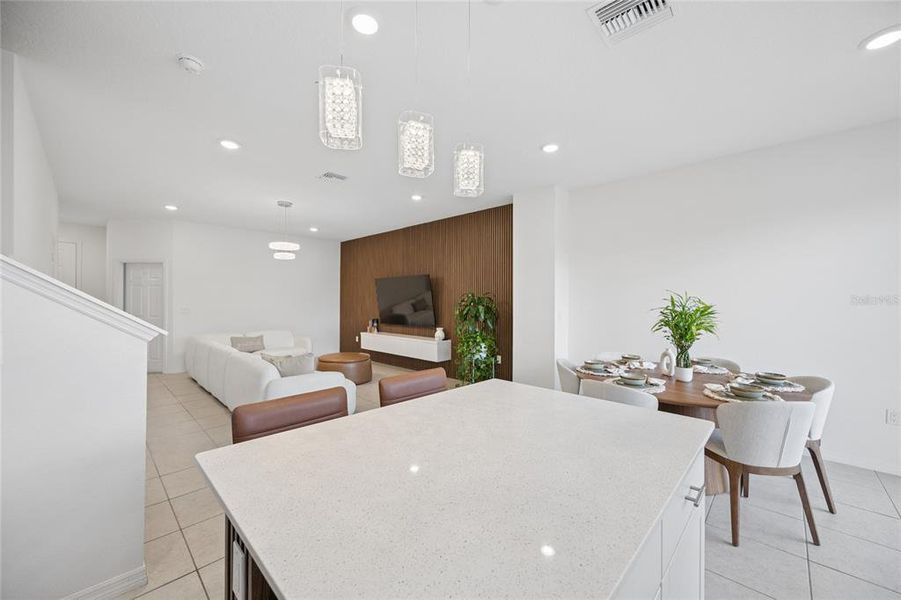Furnished interior view inside a new home in , St. Cloud (Image 8).