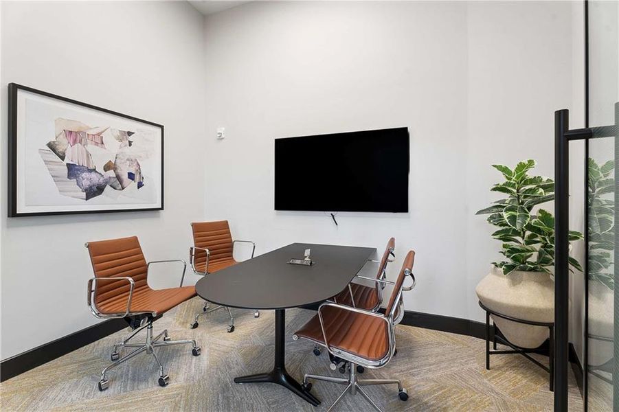 Furnished interior view inside a new home in , Atlanta (Image 41).
