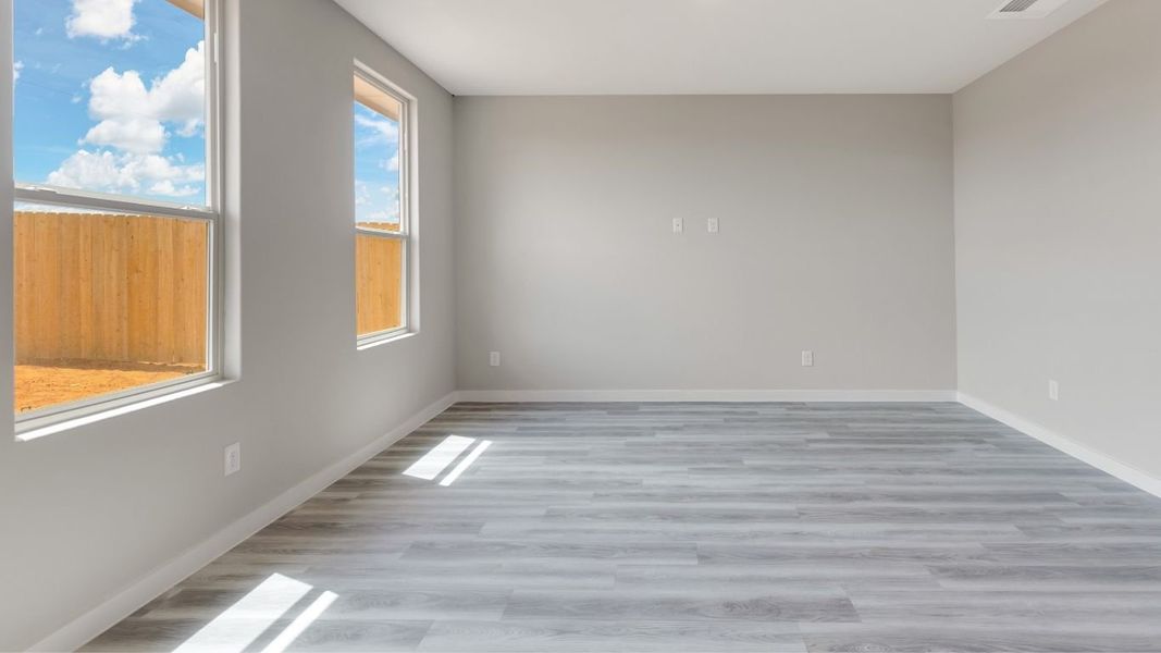 Spacious, unfurnished interior of a new home in Mustang Ridge, Andrews (Image 19). Spacious, unfurnished interior of a new home in Mustang Ridge, Andrews (Image 19).