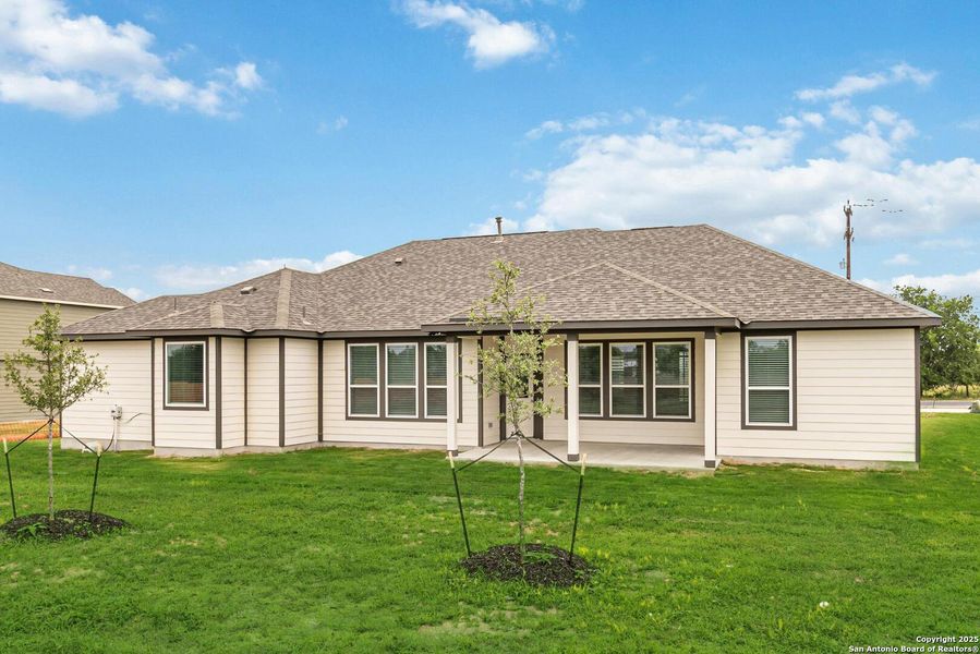 Exterior details and patio area of a home in Lonesome Dove, San Antonio (Image 4). Exterior details and patio area of a home in Lonesome Dove, San Antonio (Image 4).