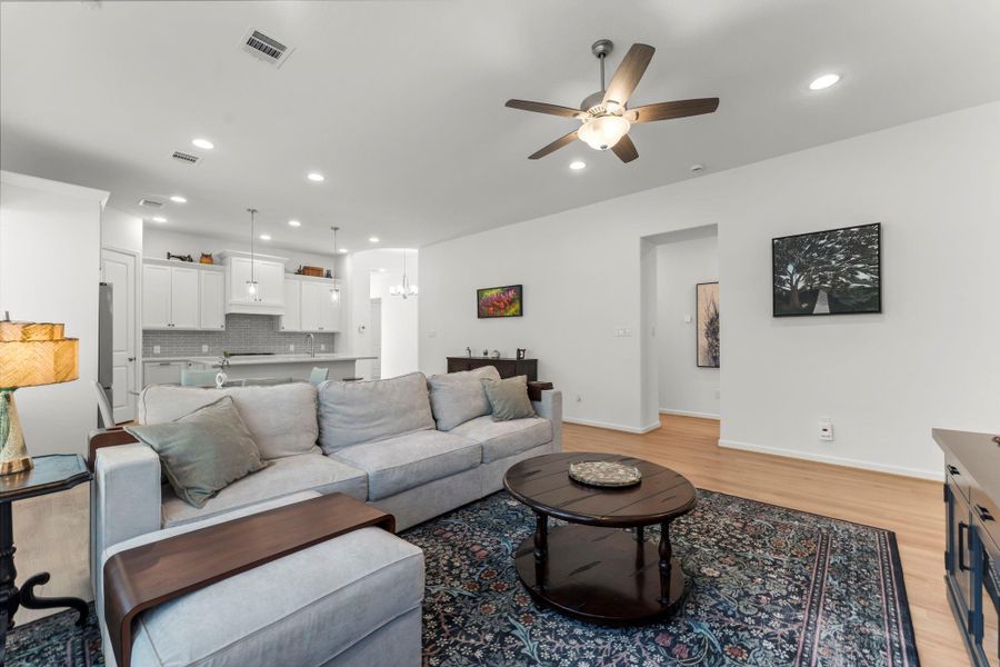 Furnished interior view inside a new home in Woodforest 40', Montgomery (Image 14).