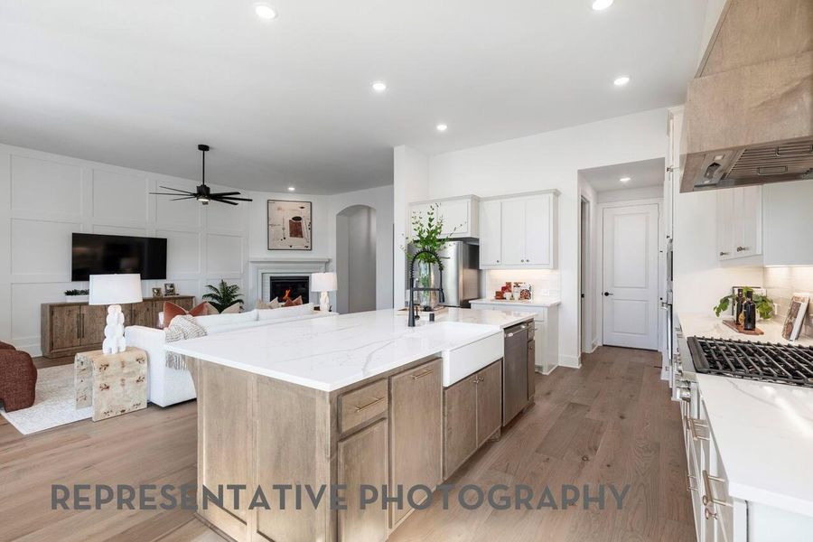 Furnished interior view inside a new home in Riceland, Mont Belvieu (Image 27).