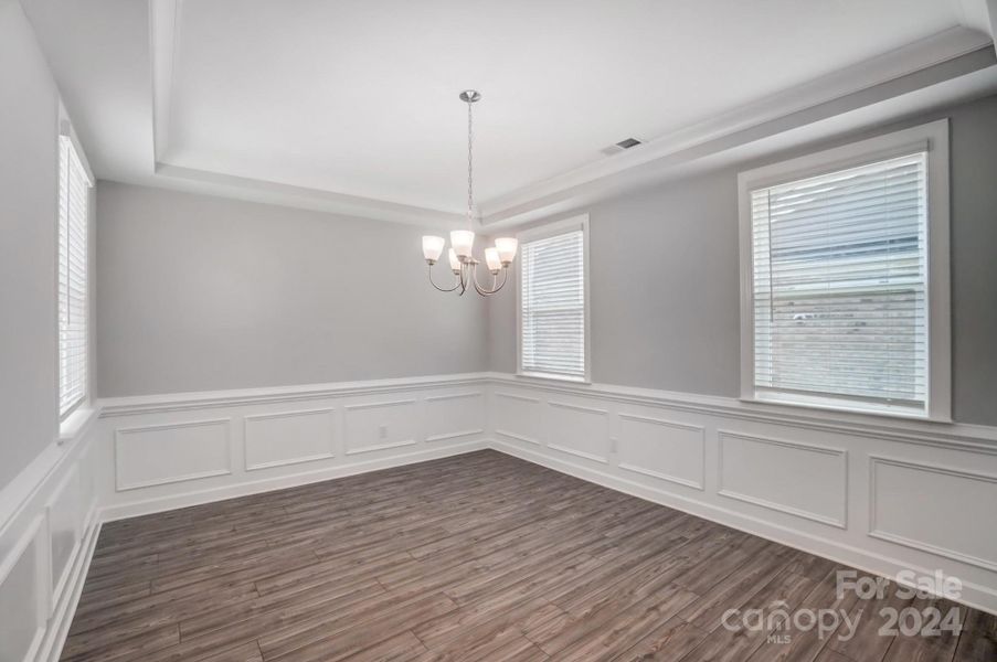 Dining Room with Windows