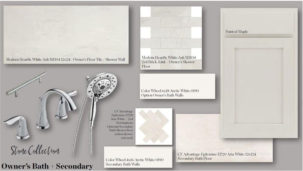 Sample of building materials used in homes in Evanshire Single Family, Duluth (Image 33).