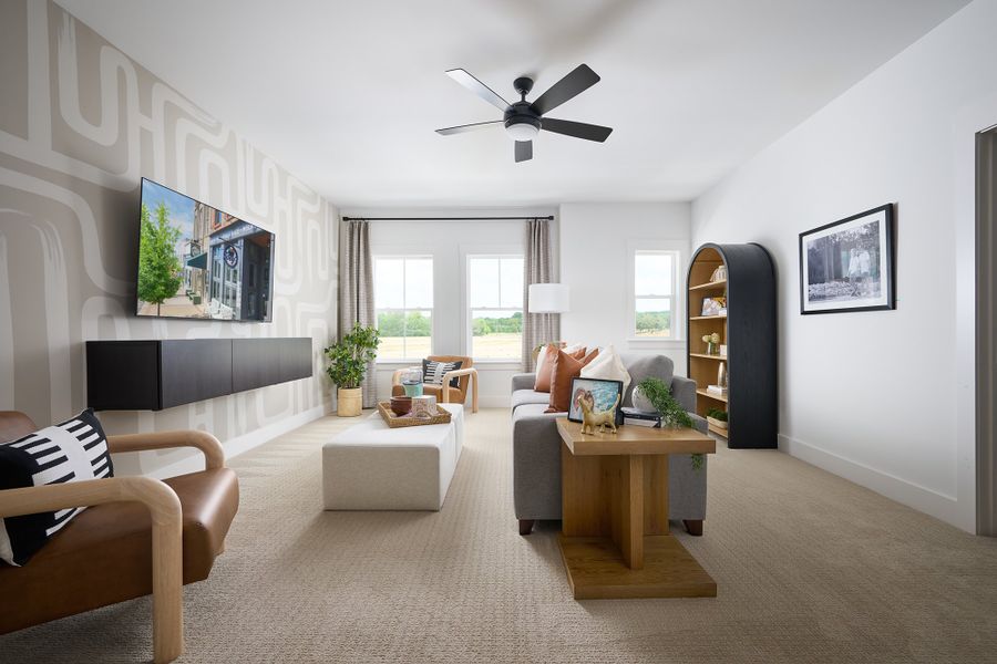 Representative furnished interior of a home built from the The Meadows by David Weekley Homes in Heritage Green – The Signature Collection, Columbia (Image 6). Representative furnished interior of a home built from the The Meadows by David Weekley Homes in Heritage Green – The Signature Collection, Columbia (Image 6).