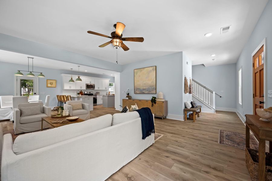 Furnished interior view inside a new home in , Johns Island (Image 18).