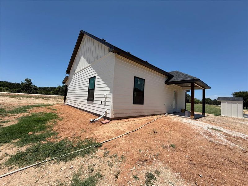Exterior details and patio area of a home in , Weatherford (Image 15).