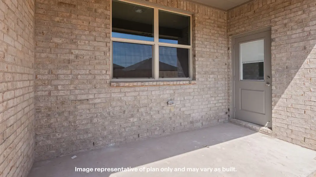 Exterior details and patio area of a home in Homestead at Parks Bell Ranch, Odessa (Image 3).