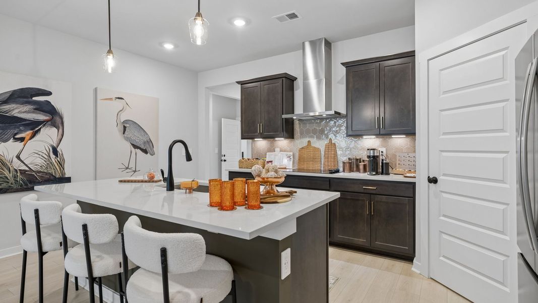 Representative furnished interior of a home built from the Cali by D.R. Horton in Reserve at Hickory Ridge, Columbia (Image 18). Representative furnished interior of a home built from the Cali by D.R. Horton in Reserve at Hickory Ridge, Columbia (Image 18).