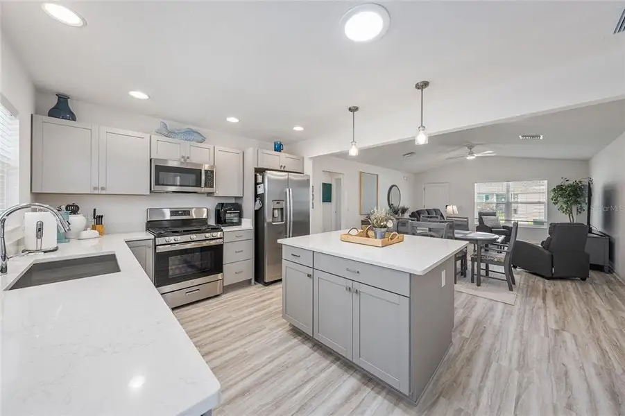 Furnished interior view inside a new home in , The Villages (Image 18).