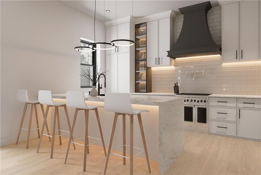 Furnished interior view inside a new home in , Sugar Hill (Image 15).