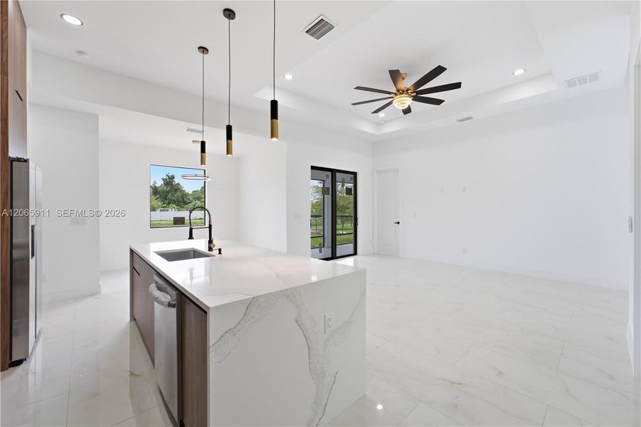 Furnished interior view inside a new home in , Lehigh Acres (Image 6).