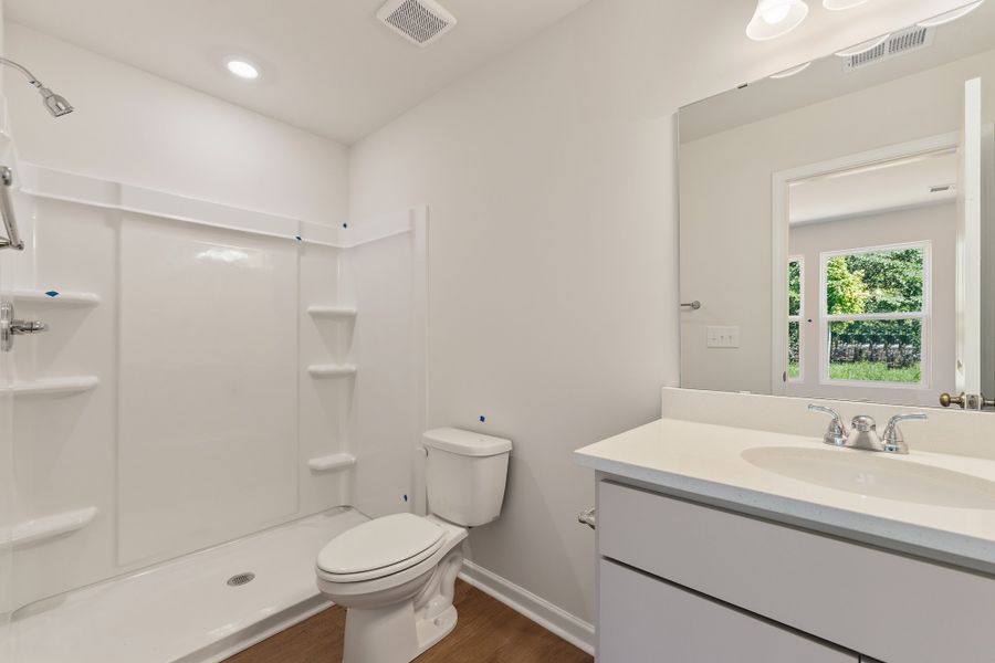 Furnished interior view inside a new home in Evergreen, Spartanburg (Image 7). Furnished interior view inside a new home in Evergreen, Spartanburg (Image 7).