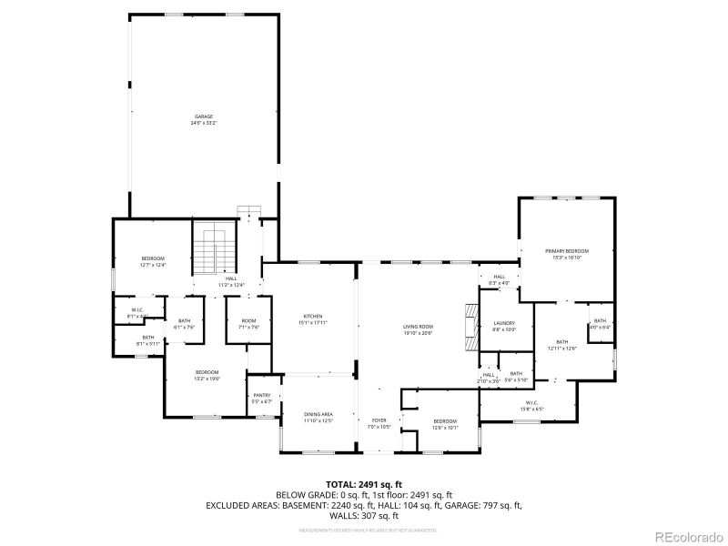 2D floor plan layout of this home in , Brighton, CO (Image 4).