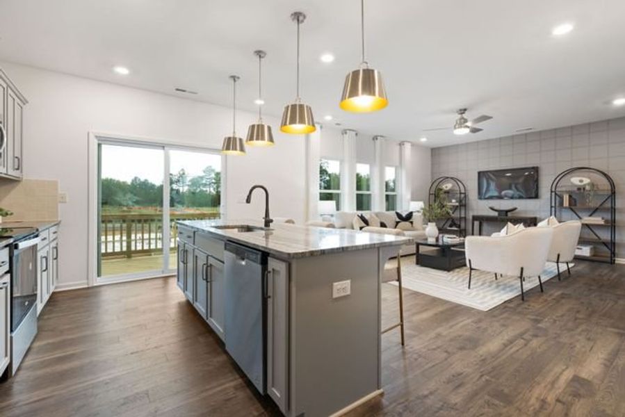 Representative furnished interior of a home built from the Shepherd by True Homes in Benson Village, Benson (Image 9).