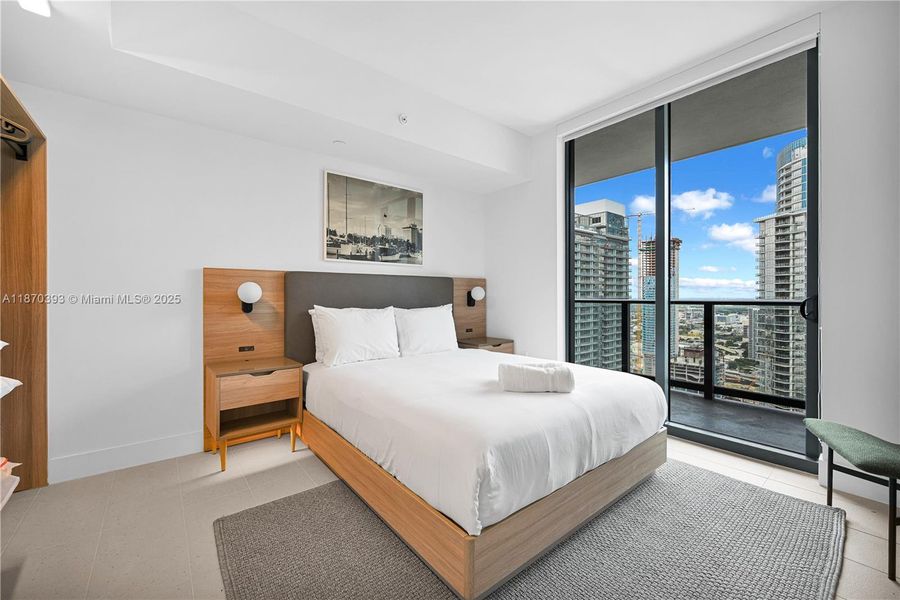 Furnished interior view inside a new home in , Miami (Image 10).