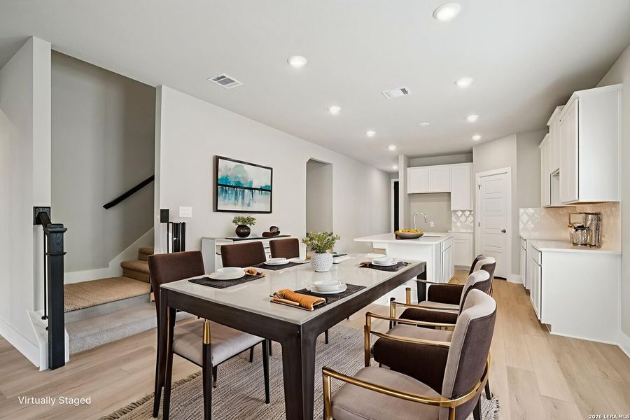 Furnished interior view inside a new home in Legendary Trails - Premier Series, Cibolo (Image 15).