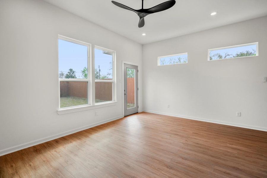 Spacious, unfurnished interior of a new home in , Houston (Image 25). Spacious, unfurnished interior of a new home in , Houston (Image 25).