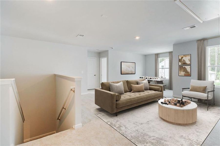 Furnished interior view inside a new home in Avery Ridge, Gainesville (Image 10).