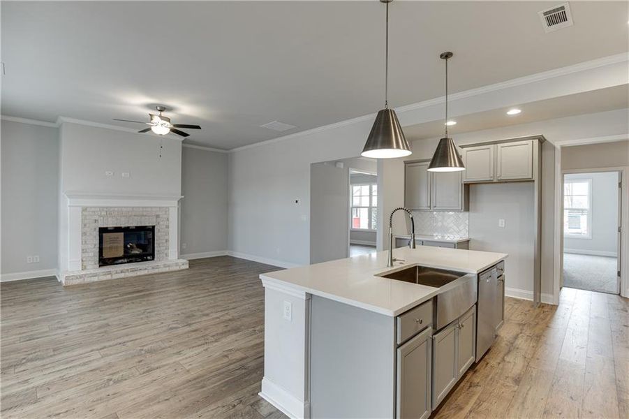 Furnished interior view inside a new home in , Jefferson (Image 10). Furnished interior view inside a new home in , Jefferson (Image 10).