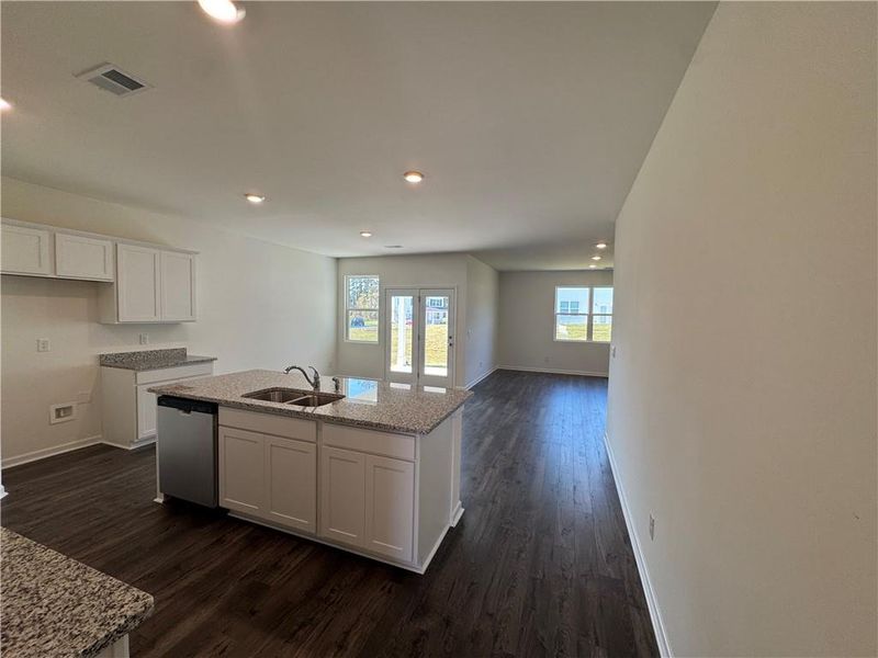 Furnished interior view inside a new home in Oakchase at Hampton, Hampton (Image 11).