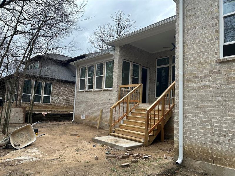 In-progress construction of a new home in , Flower Mound, TX (Image 11).