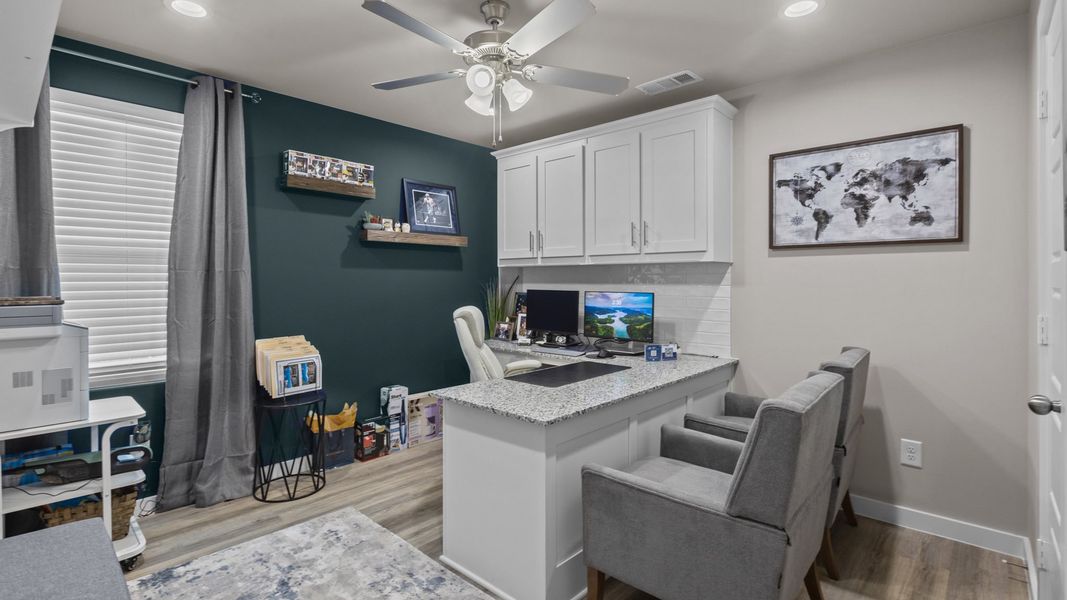 Furnished interior view inside a new home in Homestead at Parks Bell Ranch, Odessa (Image 18).