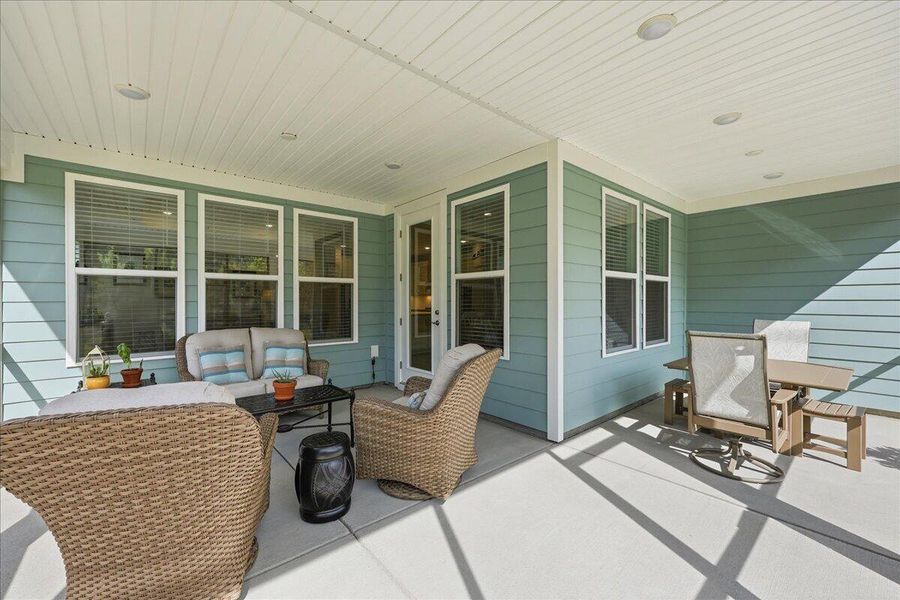 Exterior details and patio area of a home in , Summerville (Image 31). Exterior details and patio area of a home in , Summerville (Image 31).