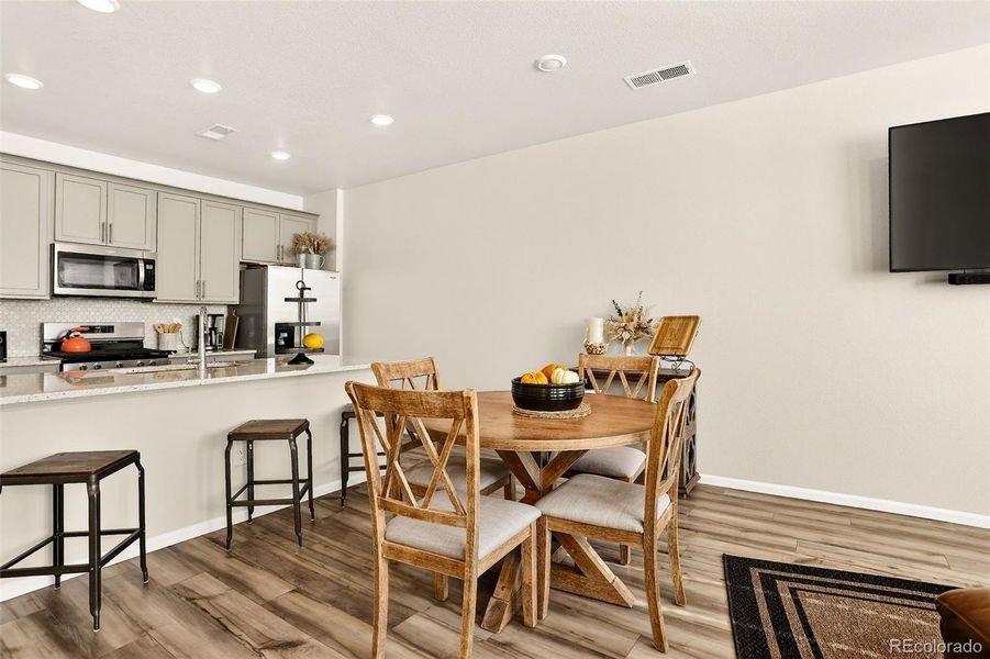 Furnished interior view inside a new home in , Aurora (Image 20). Furnished interior view inside a new home in , Aurora (Image 20).