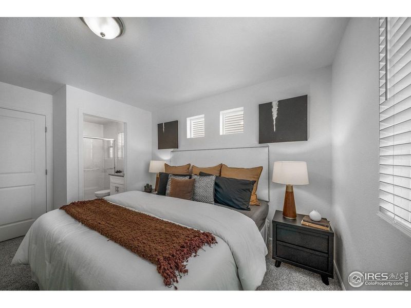 Furnished interior view inside a new home in , Johnstown (Image 23). Furnished interior view inside a new home in , Johnstown (Image 23).