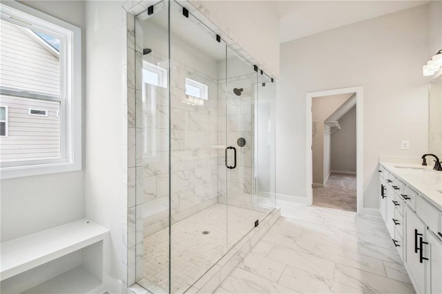 Furnished interior view inside a new home in Rosewood Lake Estates, Hoschton (Image 17).