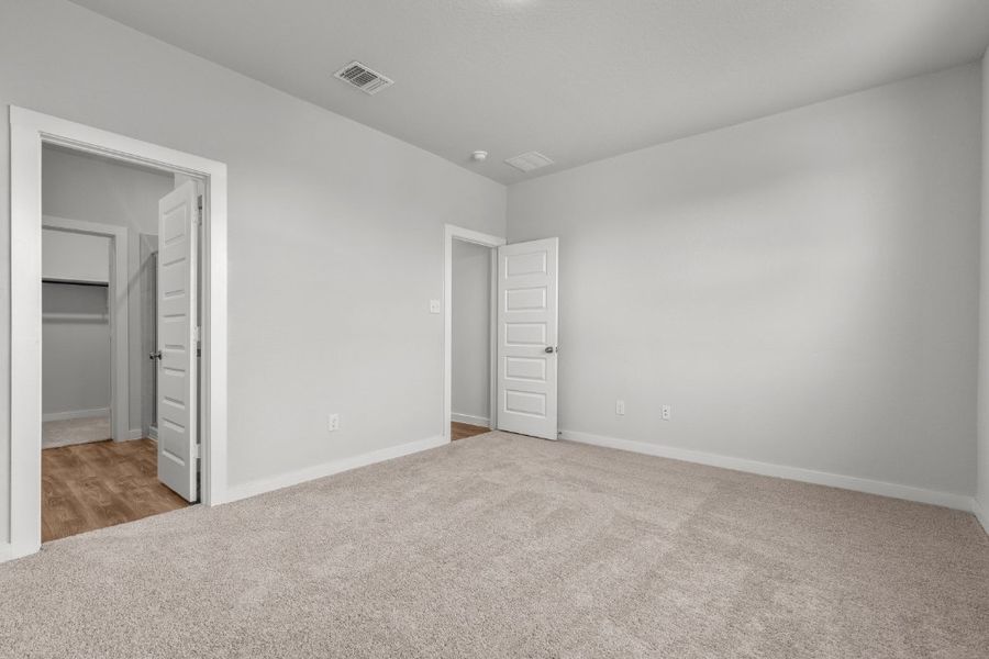 A room with white walls.