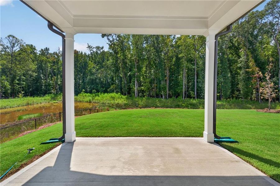 Exterior details and patio area of a home in , Loganville (Image 36). Exterior details and patio area of a home in , Loganville (Image 36).