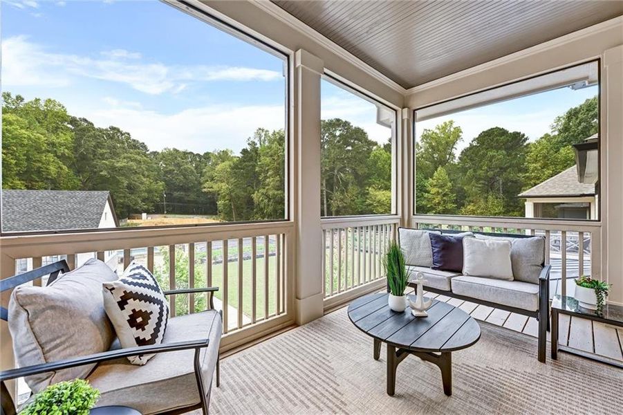 Exterior details and patio area of a home in Pendergrast Farm, Atlanta (Image 3).