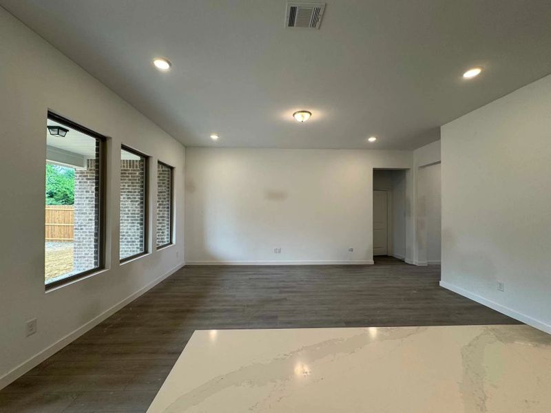 Family Room Construction Progress