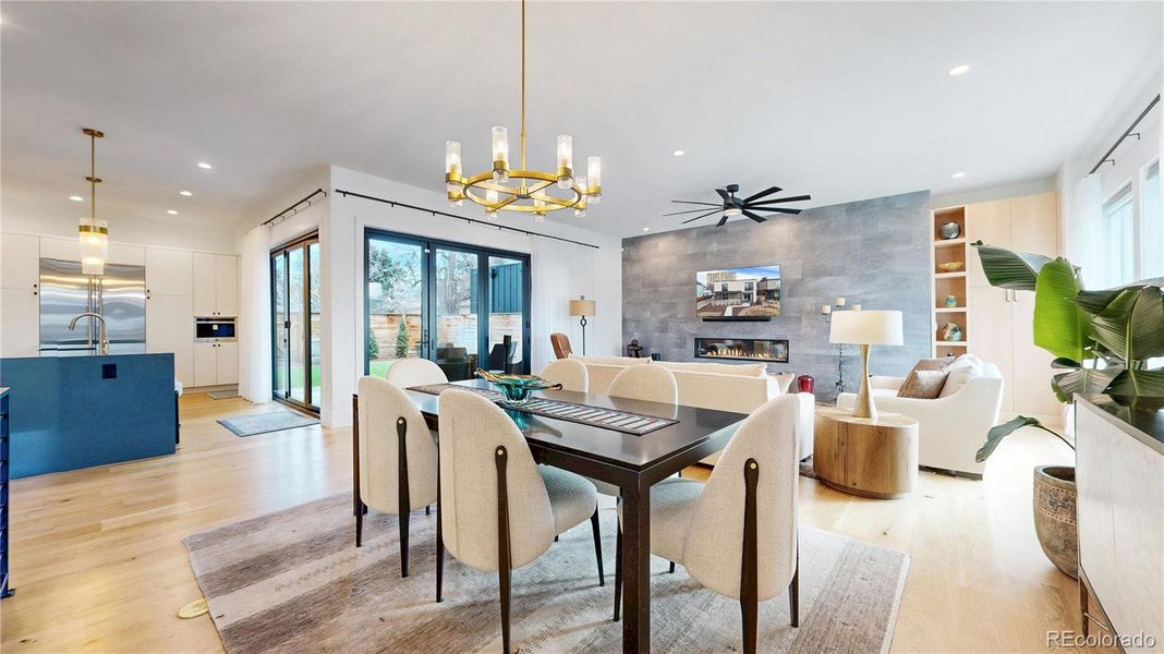 Furnished interior view inside a new home in , Denver (Image 12). Furnished interior view inside a new home in , Denver (Image 12).